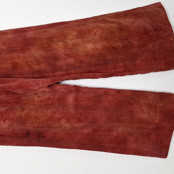 Johnny Was Amanda Bond Bohemian Quiet Luxury Rust Gillian Crop Pants Size S - Picture 7 of 13